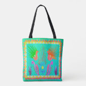 Sac fourre-tout Vintage Baja Birds (Dos)