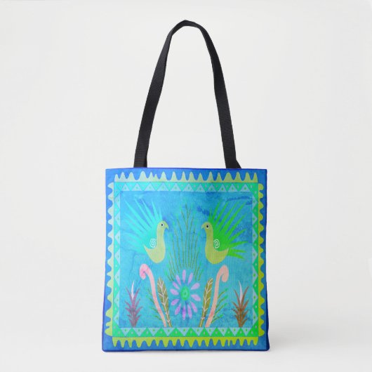 Sac fourre-tout Vintage Baja Birds (Devant)
