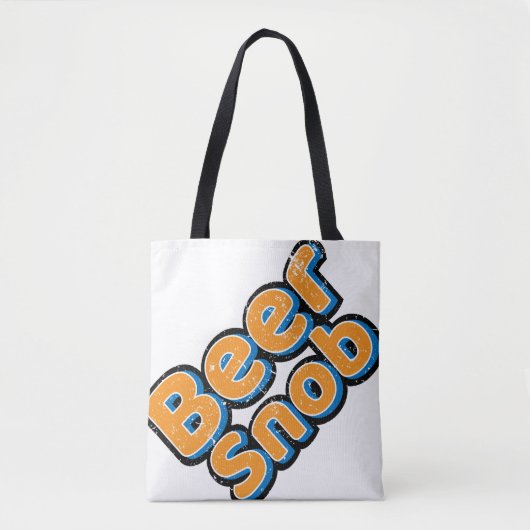 Sac fourre-tout Vintage Beer Snob (Devant)
