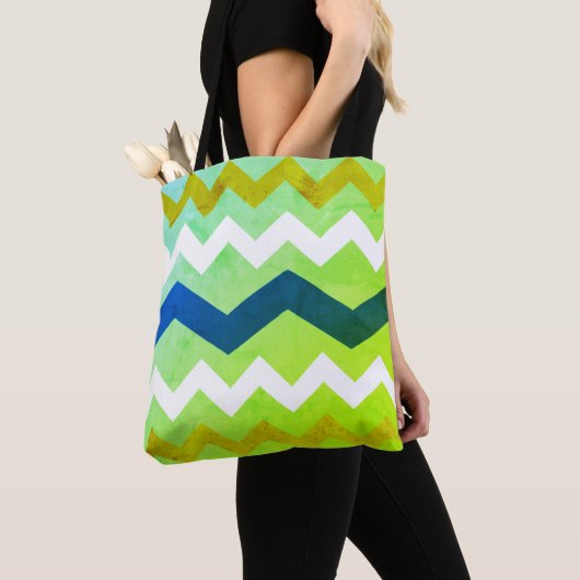 Sac fourre-tout Vintage de Zigzag (De près)