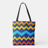 Sac fourre-tout vintage Zigzag (Dos)