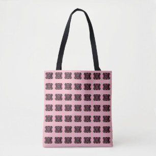 Sac fourre-tout violent à fleur