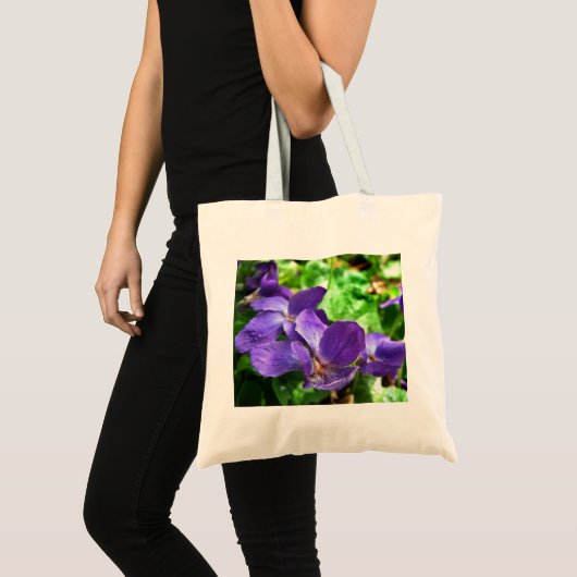 Sac fourre-tout violet à budget (Devant (produit))