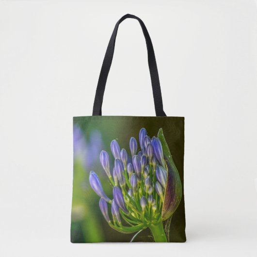 Sac fourre-tout violet et noir (Devant)
