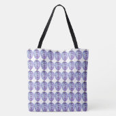 Sac fourre-tout Violet Pinecones (Dos)