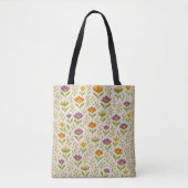Sac fourre-tout violet, rose et vert (Devant)