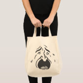 Sac fourre-tout Visage Expressif de pleurs (Devant (produit))