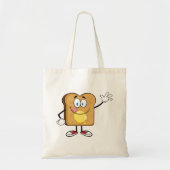 Sac fourre-tout visage toast (Devant)