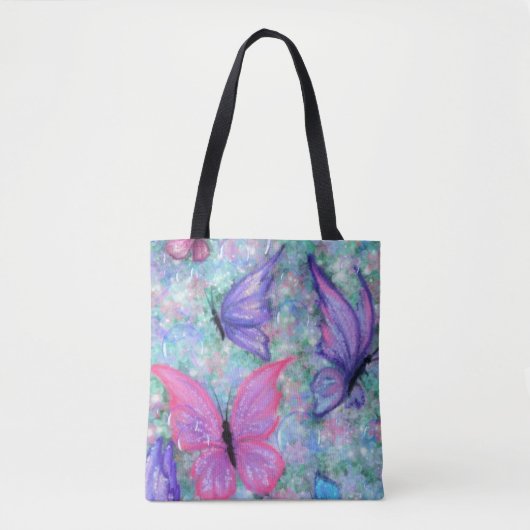 Sac fourre-tout volant de papillons - Spring Joy (Devant)