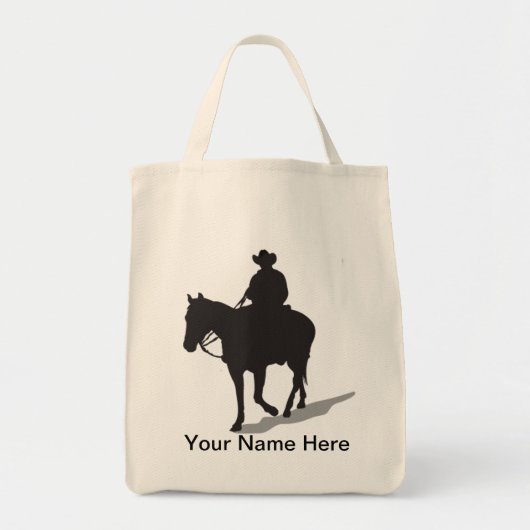Sac fourre-tout Western Horse & Rider (Devant)