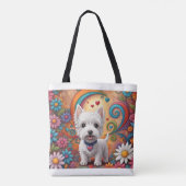 Sac fourre-tout Westie (Dos)