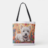 Sac fourre-tout Westie (Dos)
