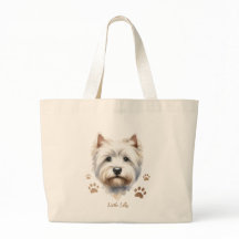 Sac fourre-tout Westie personnalisé