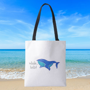 Sac fourre-tout Whale Hello