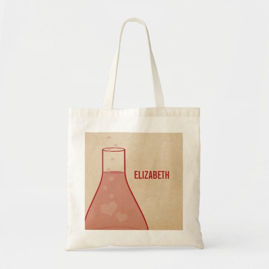 Sac fourre-tout Whimsical Beaker, Rouge (Devant)
