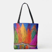 Sac fourre-tout Whimsical et coloré (Dos)