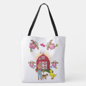 Sac fourre-tout White Country Farm (Dos)