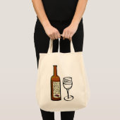 Sac fourre-tout Wine Between Friends (Devant (produit))