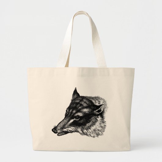 Sac fourre - tout Wolf antique (Devant)