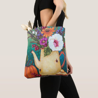 Sac fourre-tout x16 "à arrangement floral