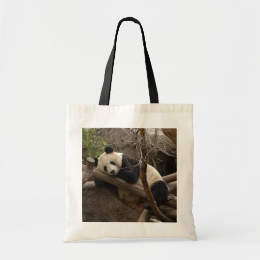 Sac géant de panda d'ours panda et de bébé (Devant)