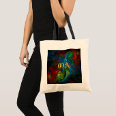 Sac Genesis Blue Monogram Art Abstrait (Devant (produit))