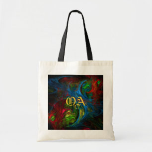 Sac Genesis Blue Monogram Art Abstrait
