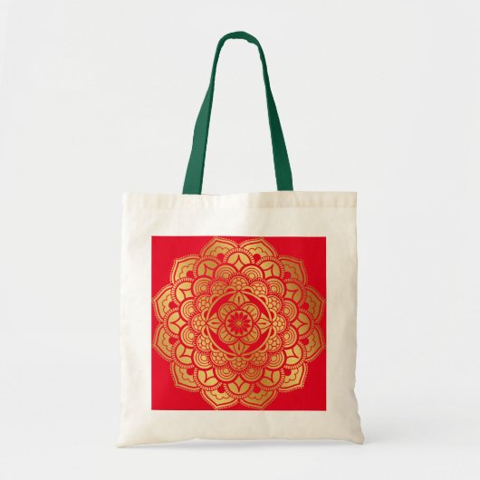 Sac Golden Mandala Art Design (Devant)