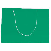 Sac grand cadeau bleu vert - Conception couleur un (Dos)