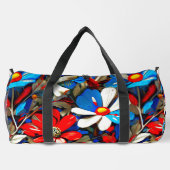 Sac grand duffel Fleur sauvage vivif (Verso)