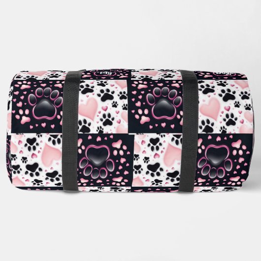 Sac grand duffel personnalisable tout-en-haut (Fond)