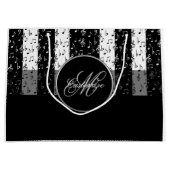 Sac grand format Monogram Black & White Musical St (Devant)