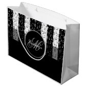 Sac grand format Monogram Black & White Musical St (Dos Angle)