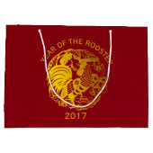 Sac grand format Zodiac 2017 Rooster Année personn (Dos)