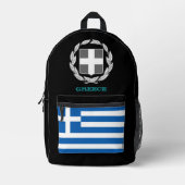 sac Grèce, drapeau grec, emblème /patriotes (Recto)