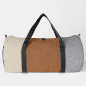 Sac gris, ivoire et duffel Brown (Verso)