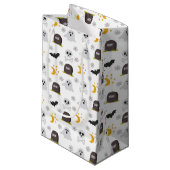 Sac Halloween noir et blanc (Devant Angle)