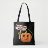 Sac Halloween Personnalisé, Trick Ou Treat You'sel (Devant)
