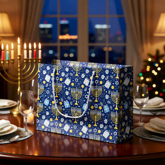 Sac Hanukkah Menorah Cadeau