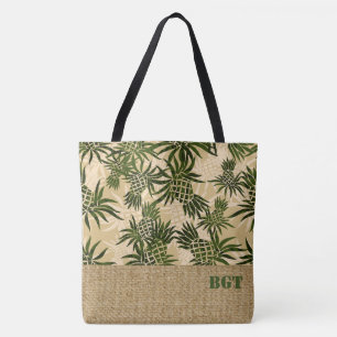 Sac hawaïen de plage de monogramme de Camo