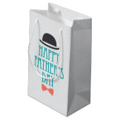 Sac heureux de cadeau de casquette de fête des (Dos Angle)