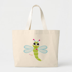 Sac heureux de plage de libellule