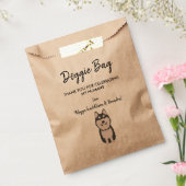 Sac Husky Doggie pour Mariage, Sacs Favoriser (Scellé)