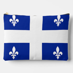 Sac imprimé, coupé et cousu avec le drapeau du Qué
