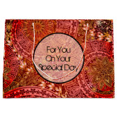 Sac indien de cadeau d'impression (Devant)