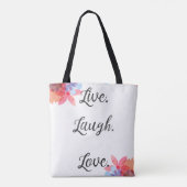 Sac inspiré de citation, art vivant de rire (Dos)