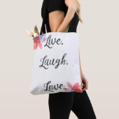 Sac inspiré de citation, art vivant de rire (De près)