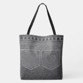 Sac Jean Look 'Black & White' (Dos)