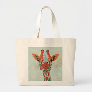 Sac jetant un coup d'oeil ambre de girafe