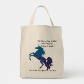 Sac Licorne de Courses (Dos)